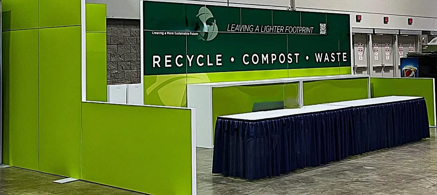 EnviroBoard used on a trade show display